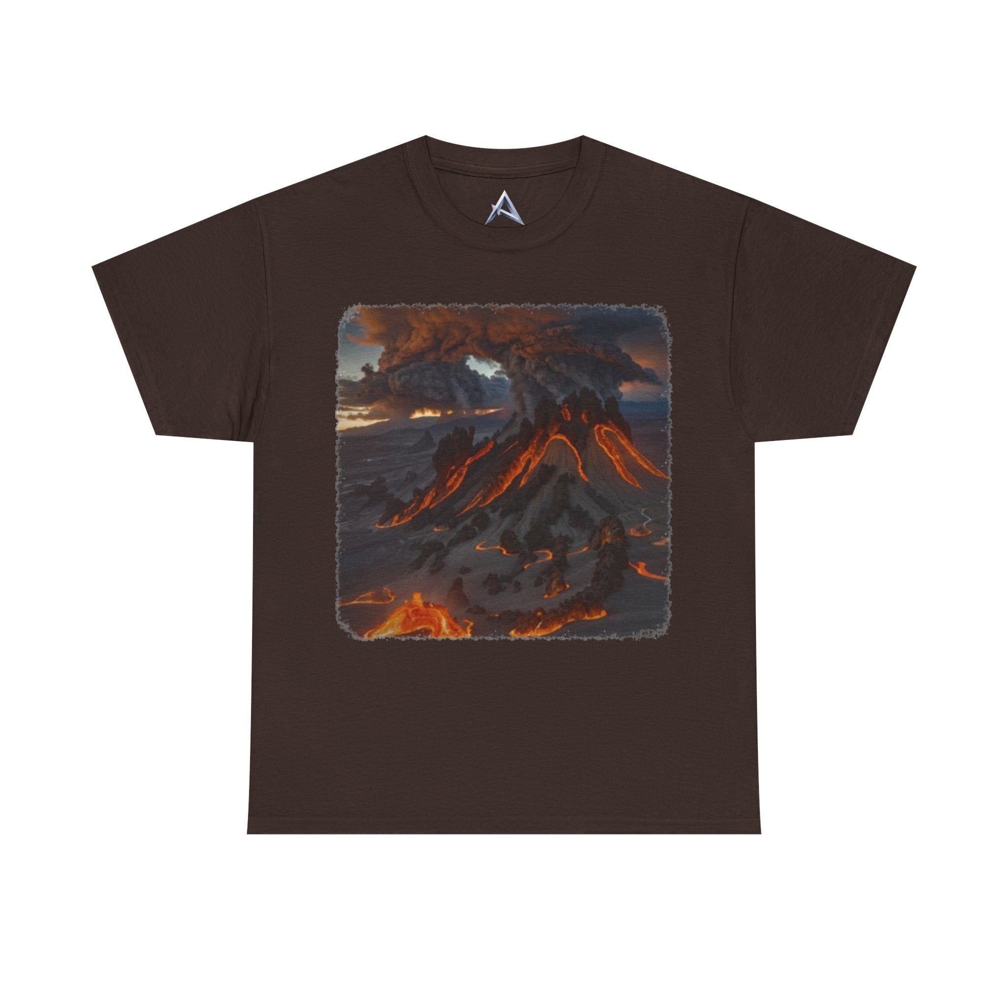 Volcanic Eruption Unisex Heavy Cotton Tee