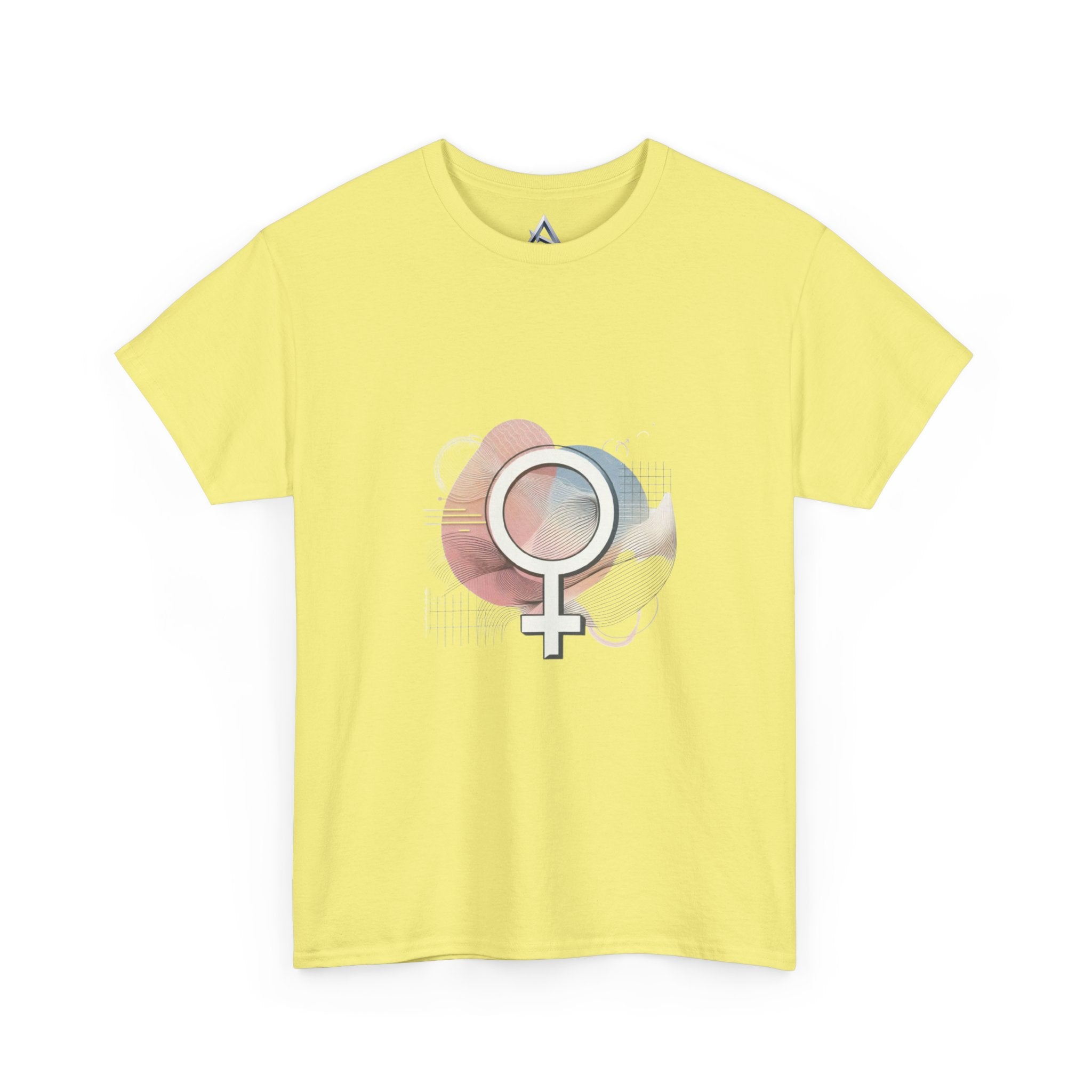 Artistic Female Symbol Unisex Heavy Cotton Tee