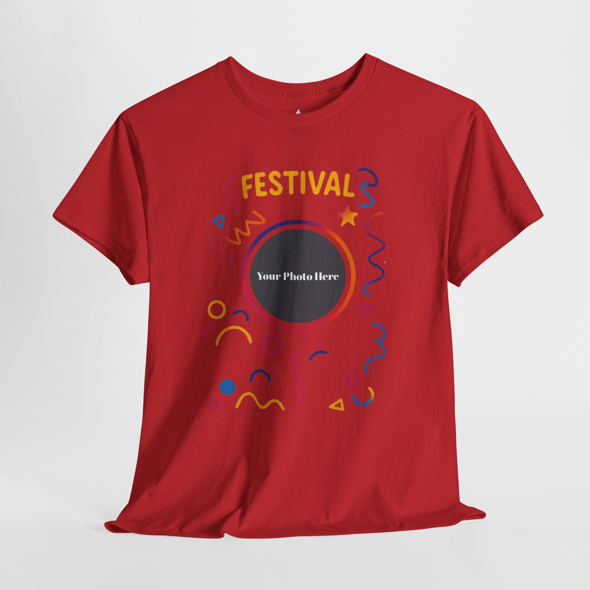Festival Custom Photo Heavy Cotton Tee