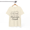 Romantic Couple Puzzle Custom Heavy Cotton Tee