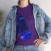Blue Butterfly Graphic Heavy Cotton Tee