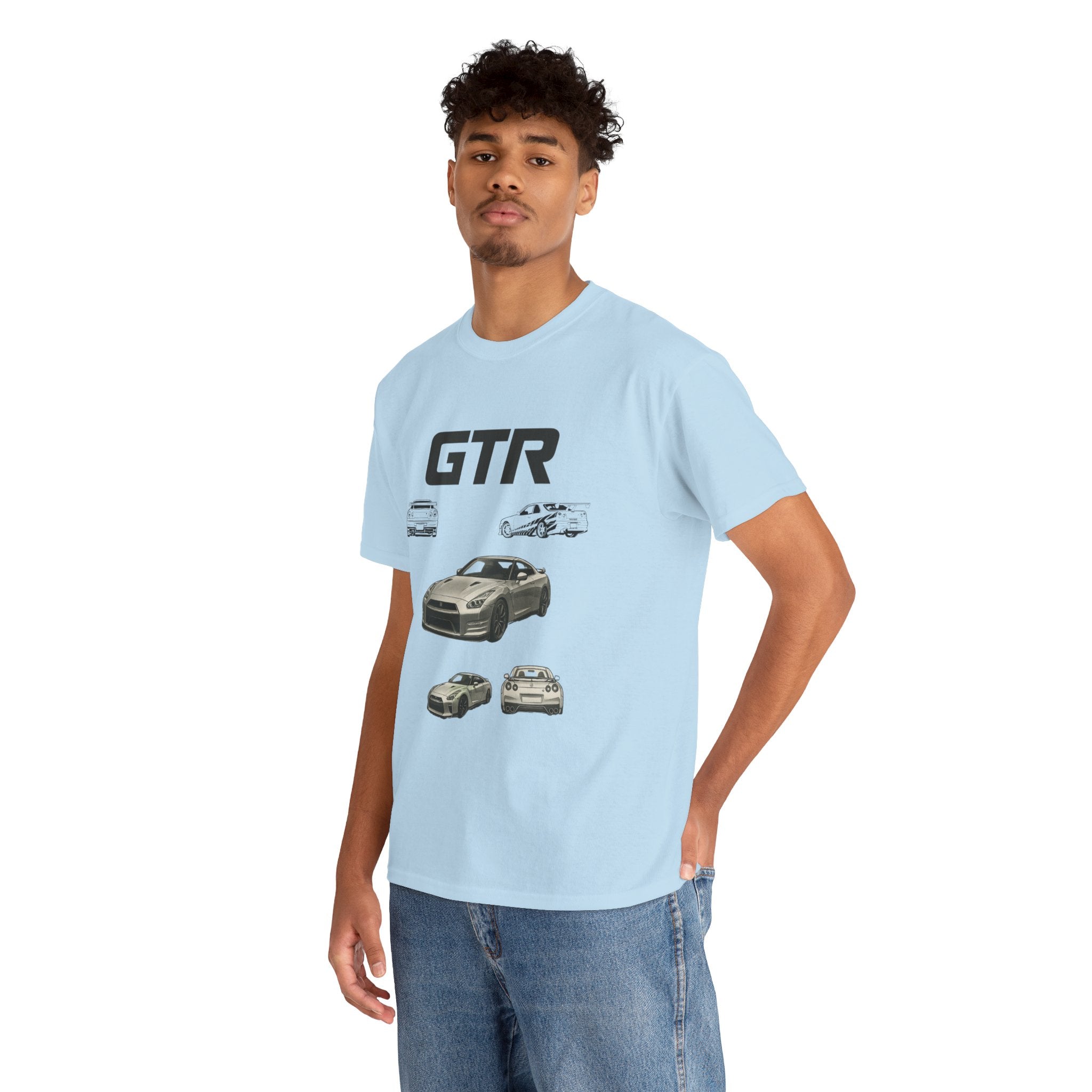 GTR Car Enthusiast Graphic Heavy Cotton Tee