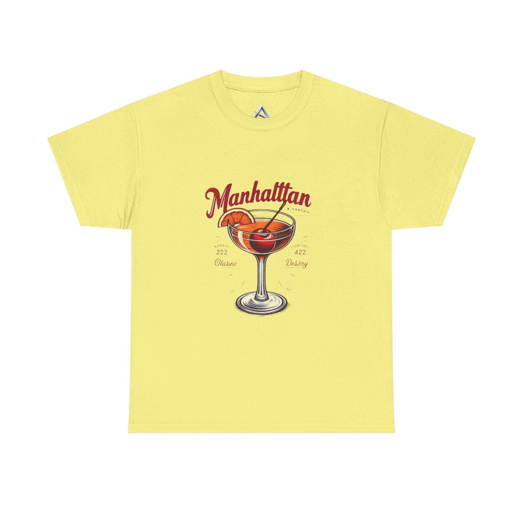 Manhattan Cocktail Unisex Heavy Cotton Tee