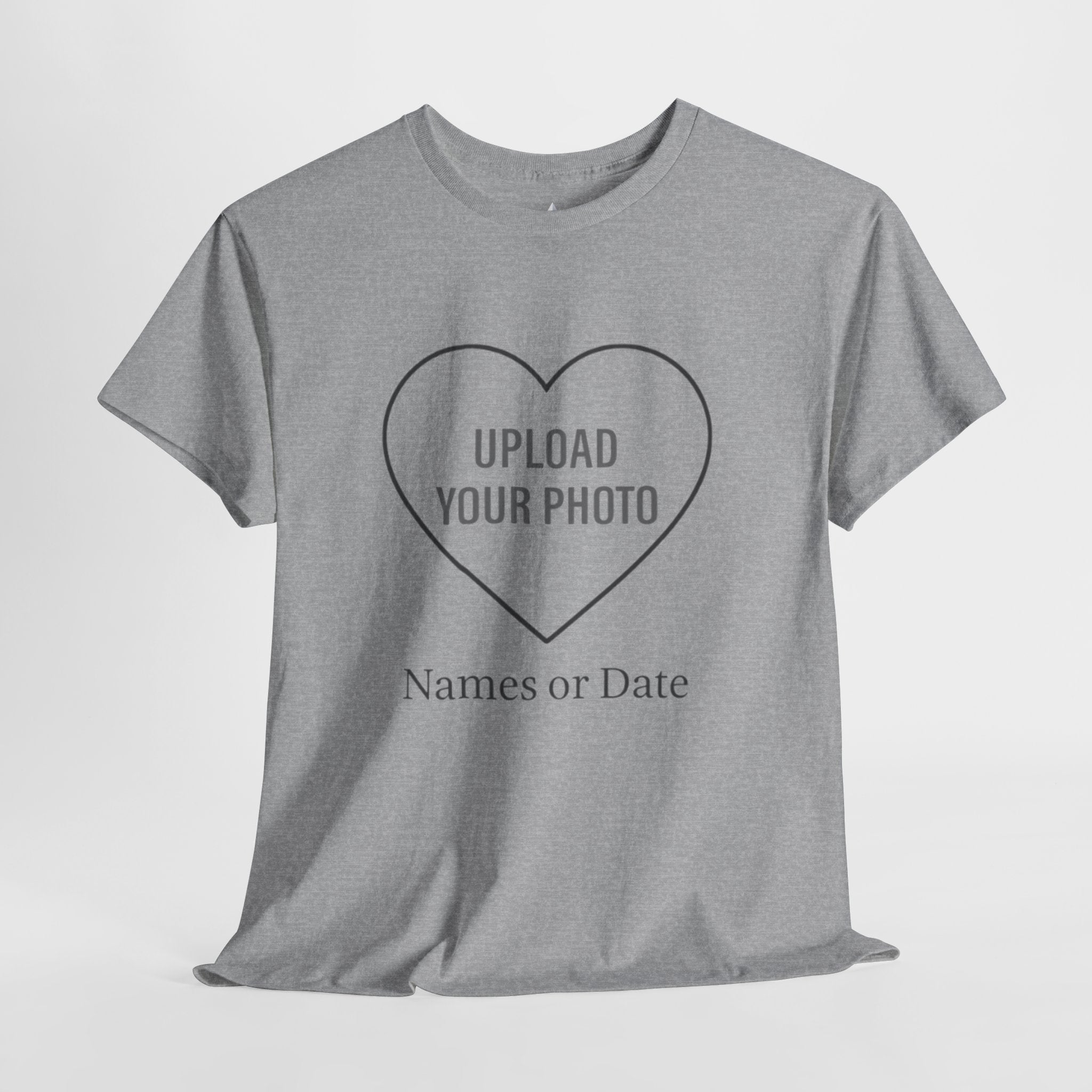 Photo Heart Custom - Heavy Cotton Tee