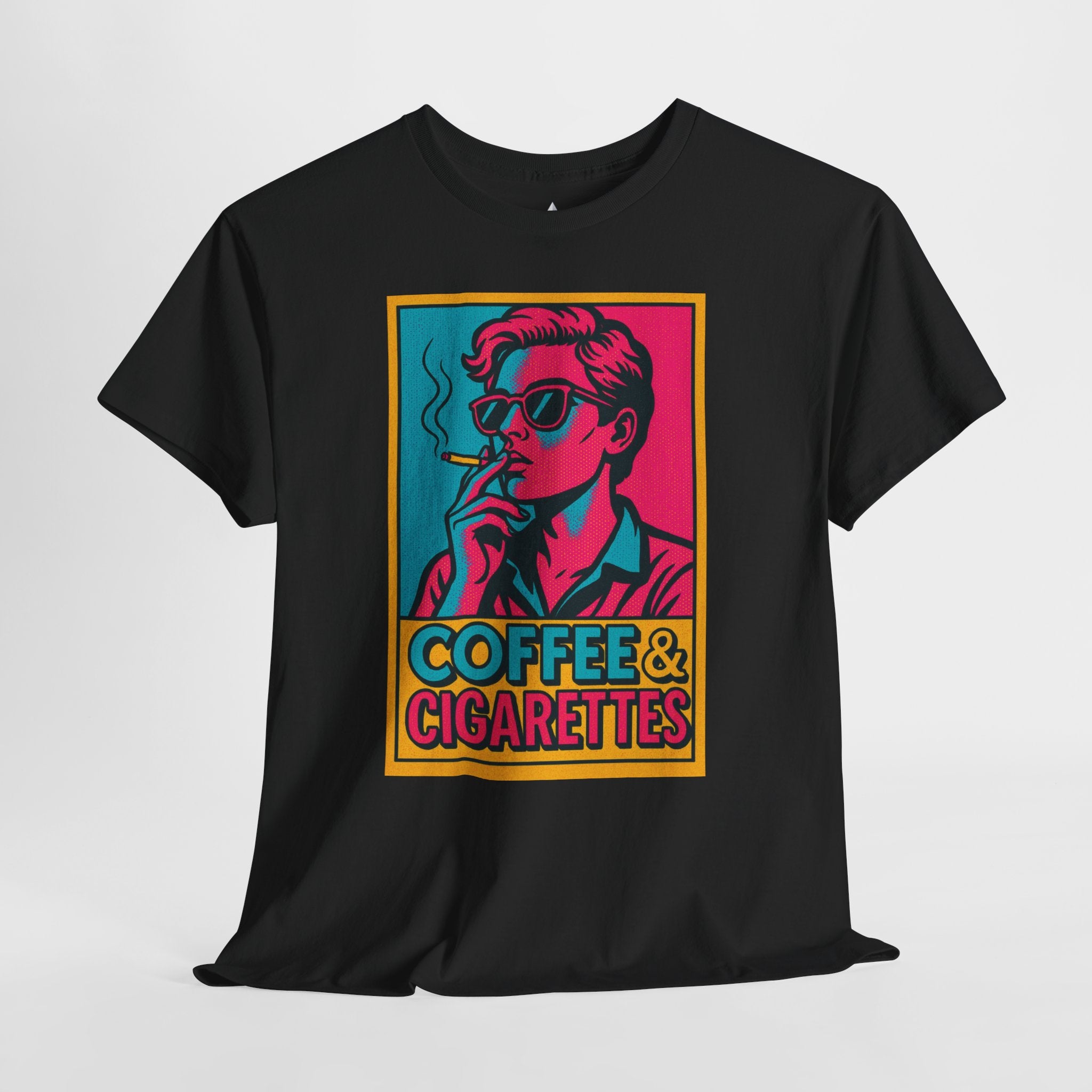Coffee & Cigarettes Vintage Unisex Heavy Cotton Tee