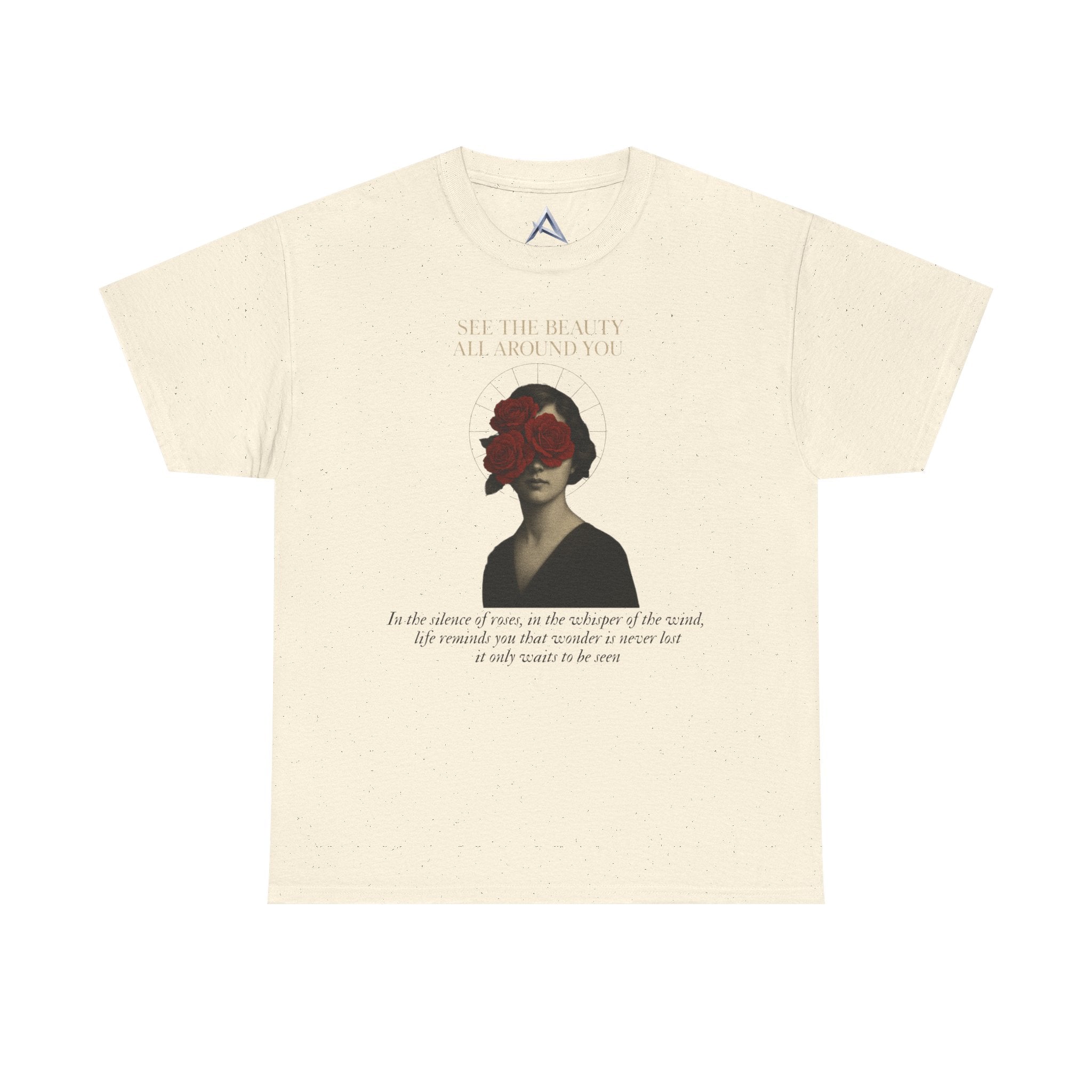 Artistic Floral Heavy Cotton Tee