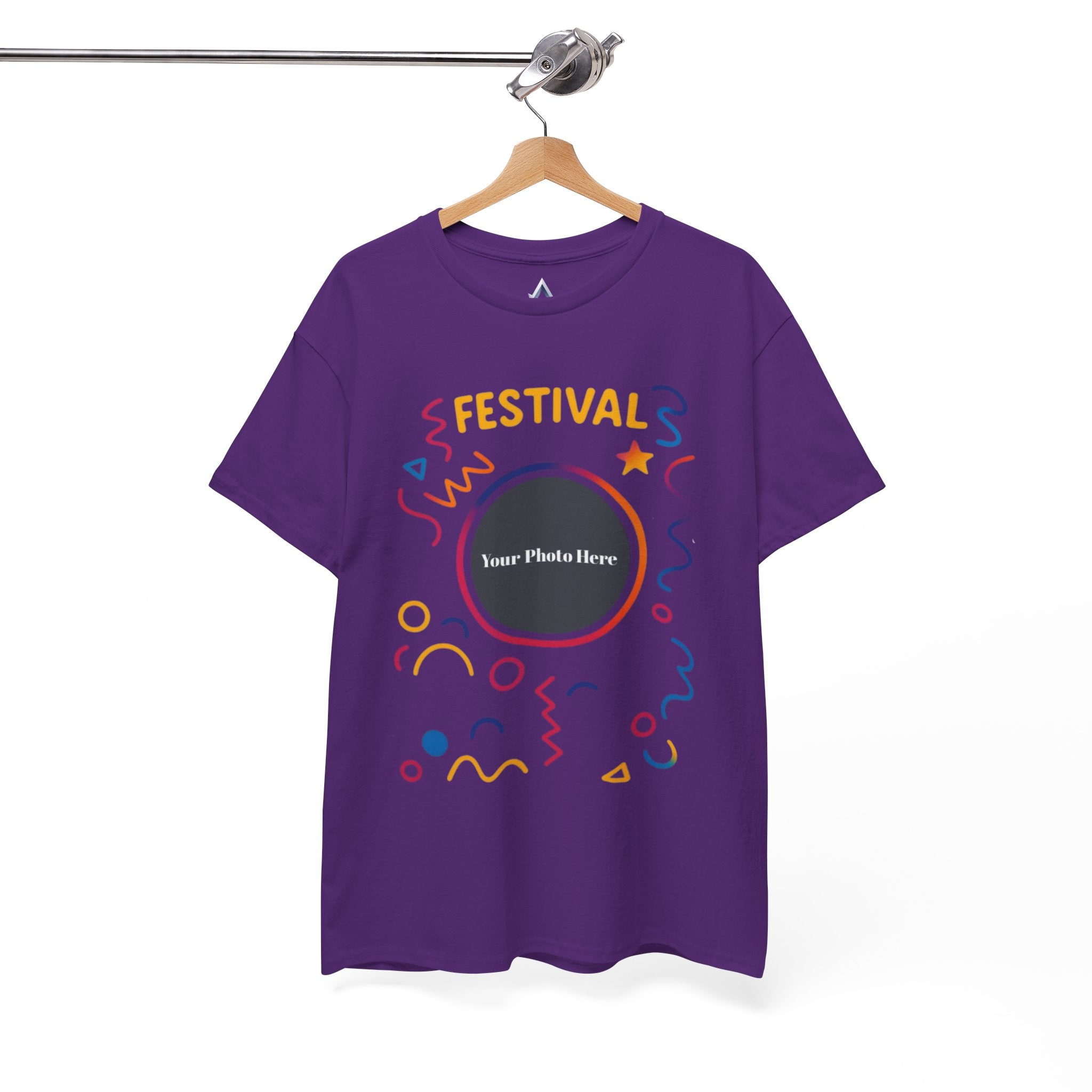 Festival Custom Photo Heavy Cotton Tee