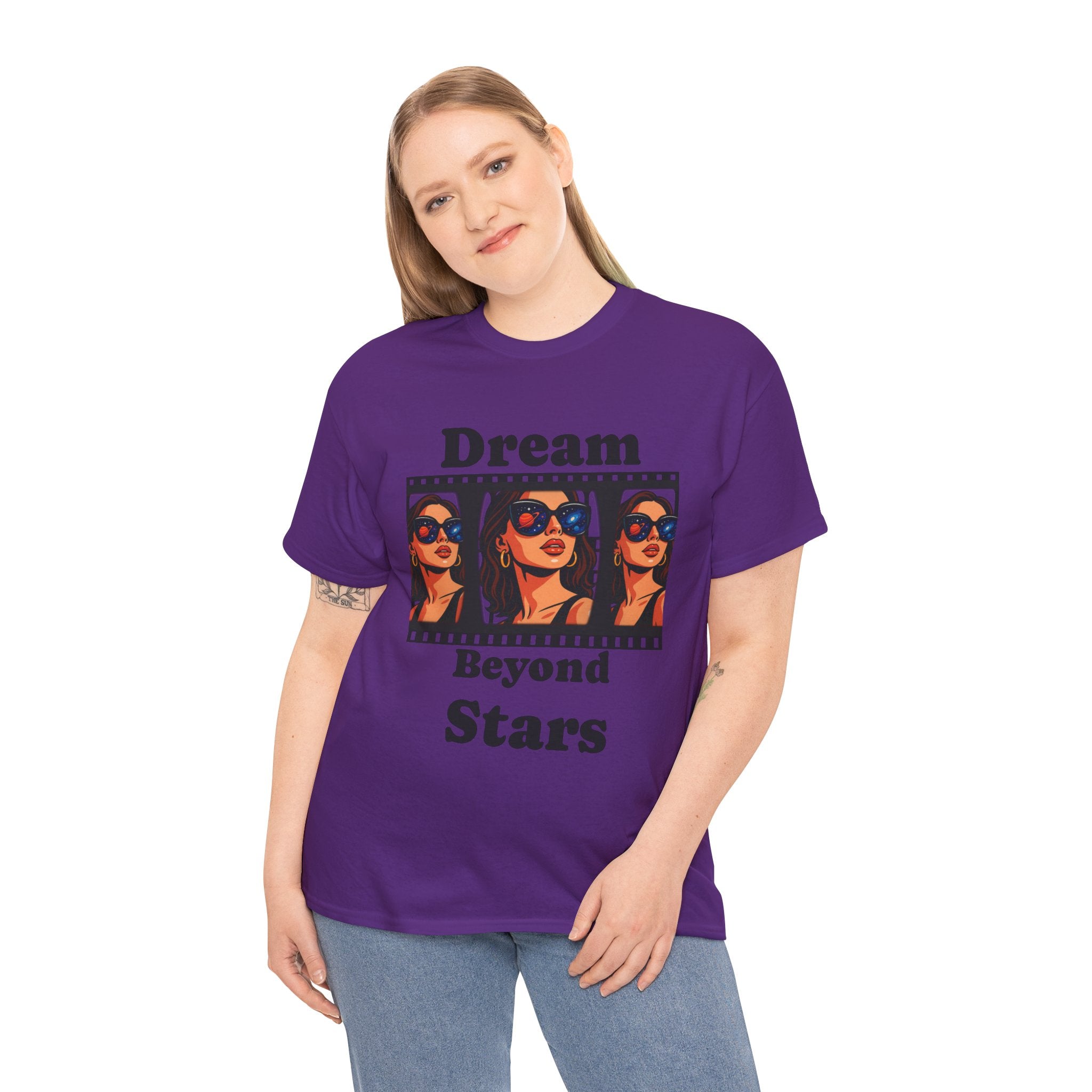 Dream Beyond Stars Unisex Heavy Cotton Tee