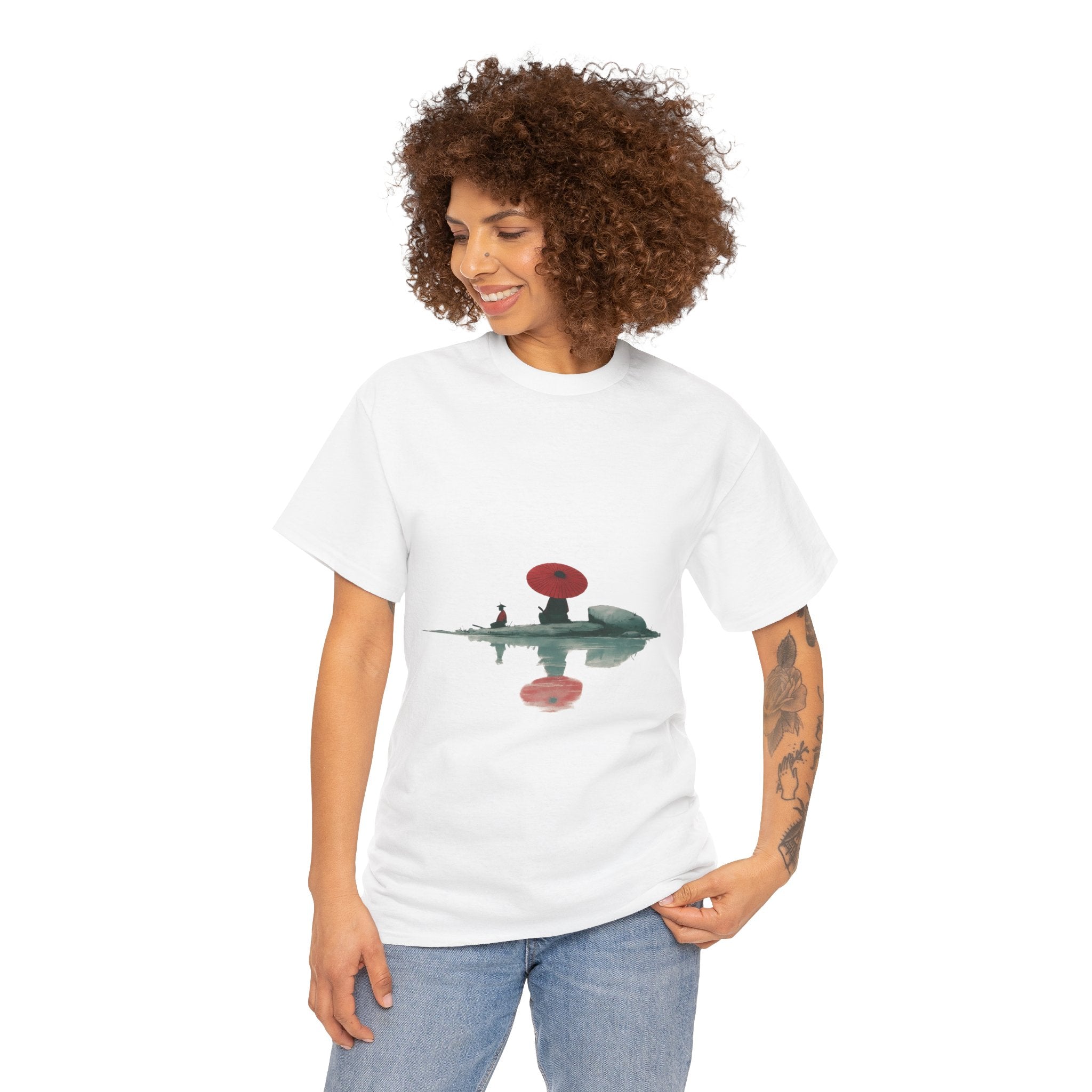 Tranquil Landscape Heavy Cotton Tee