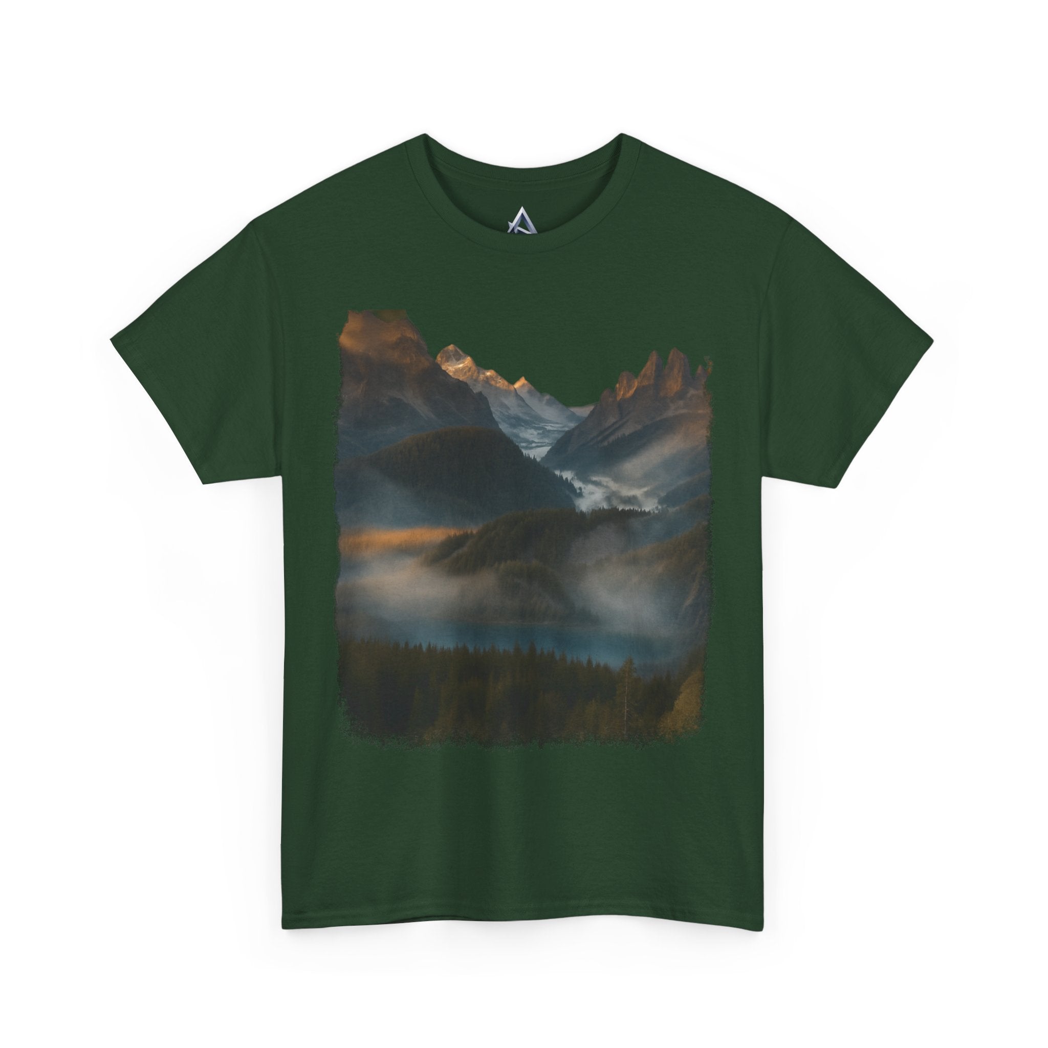 Nature-Inspired Unisex Heavy Cotton Tee, Outdoor, Adventure, Casual Wear, Gift for Nature Lovers, Hiking Merchandise