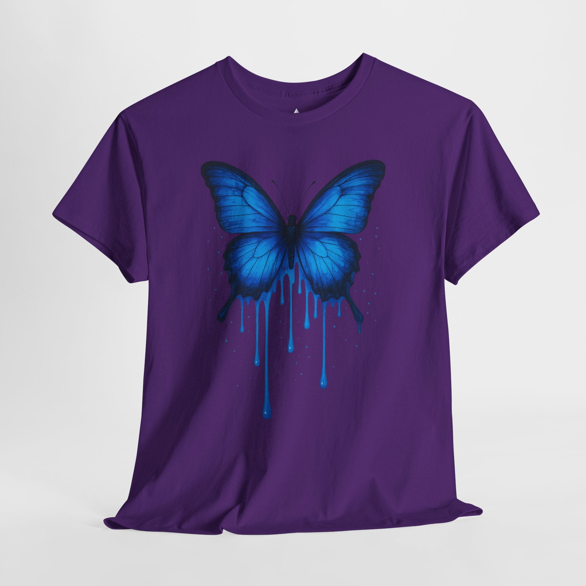 Blue Butterfly Art Unisex Heavy Cotton Tee