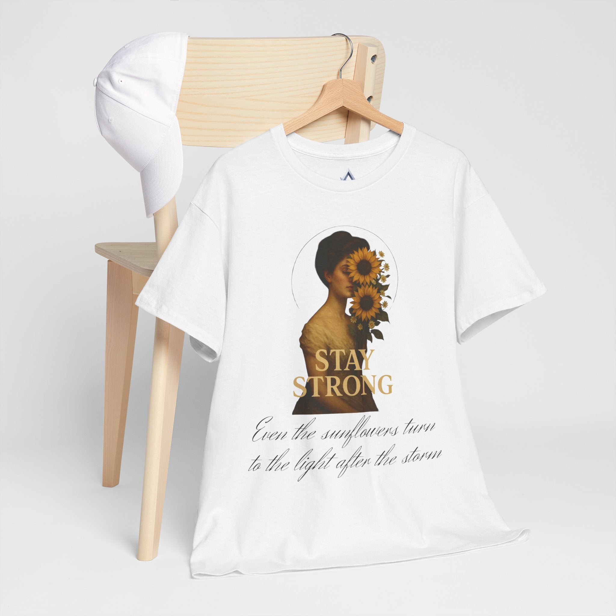 Inspirational Sunflower Heavy Cotton Tee