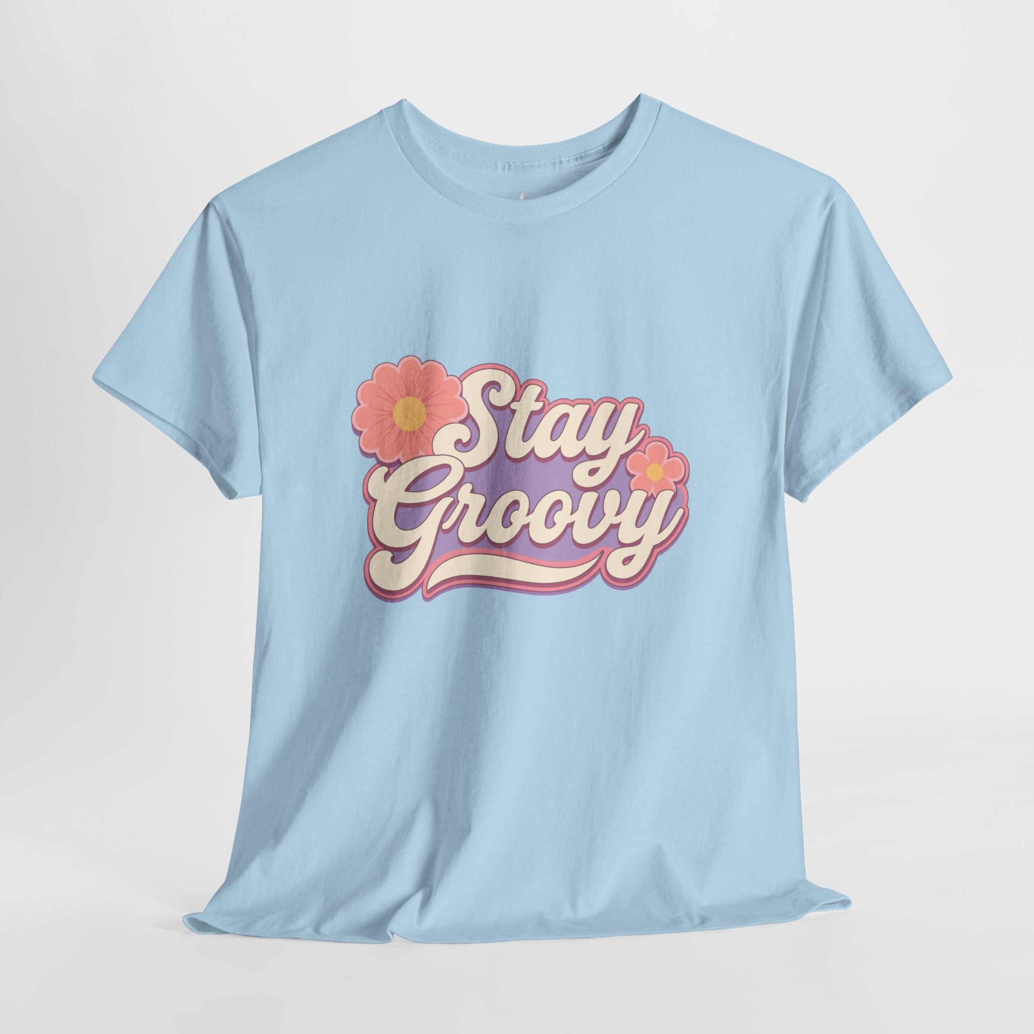 Stay Groovy Retro Unisex Heavy Cotton Tee