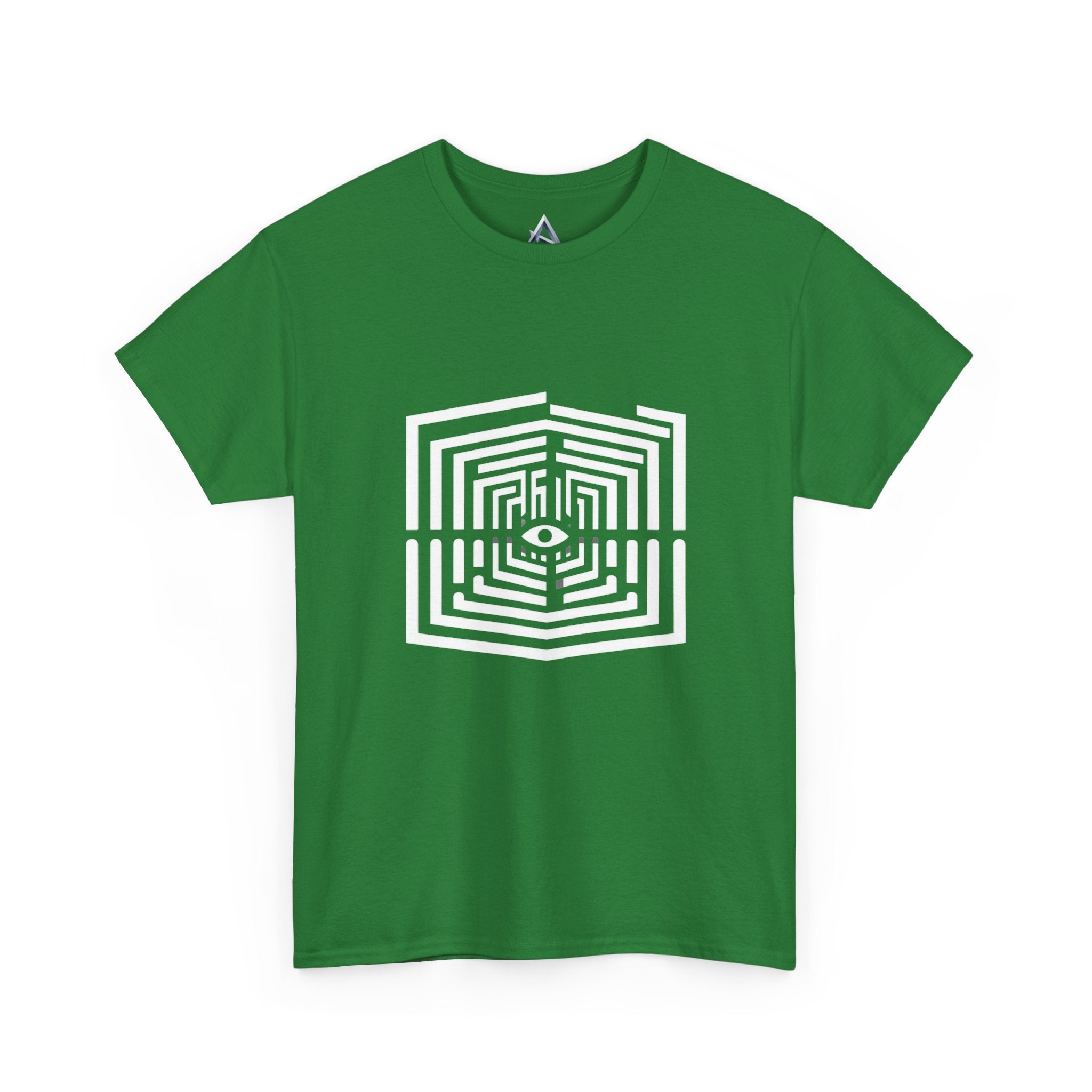 Geometric Maze Heavy Cotton Tee