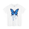 Blue Butterfly Art Unisex Heavy Cotton Tee