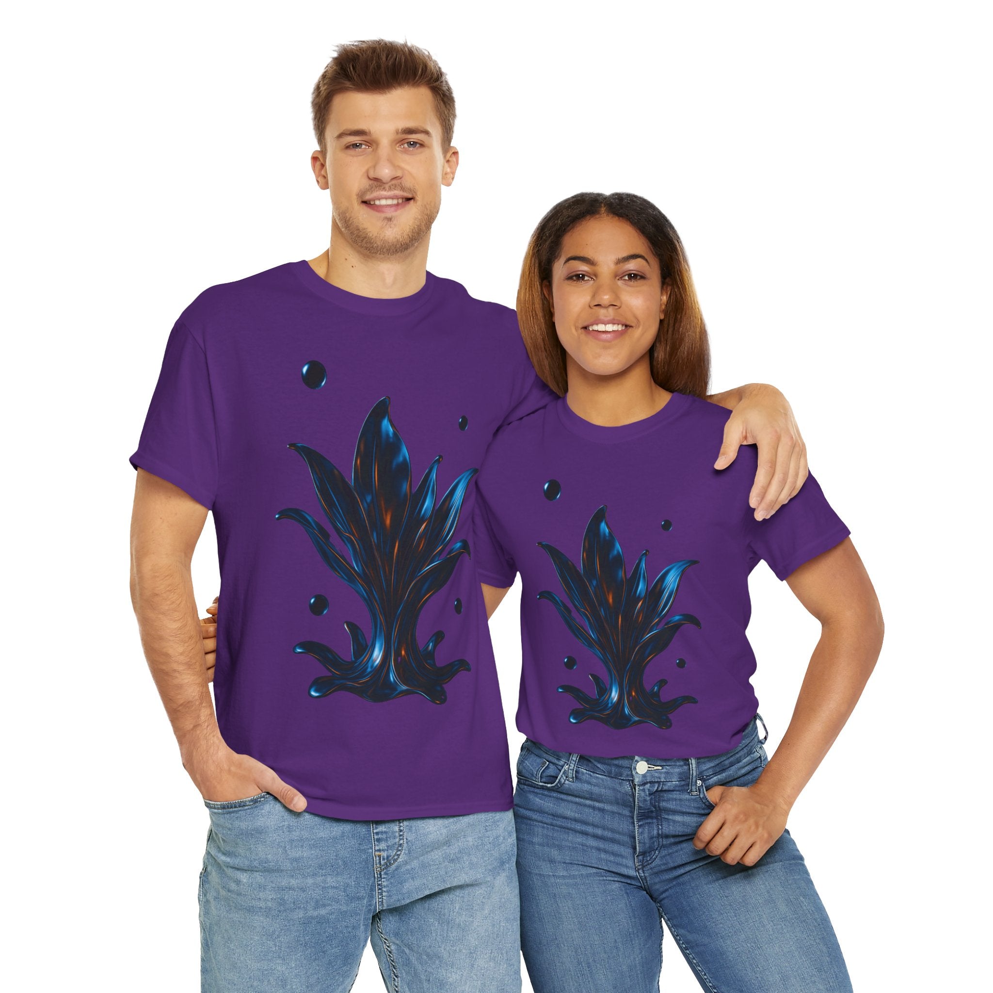 Plant-Inspired Graphic Unisex Heavy Cotton Tee