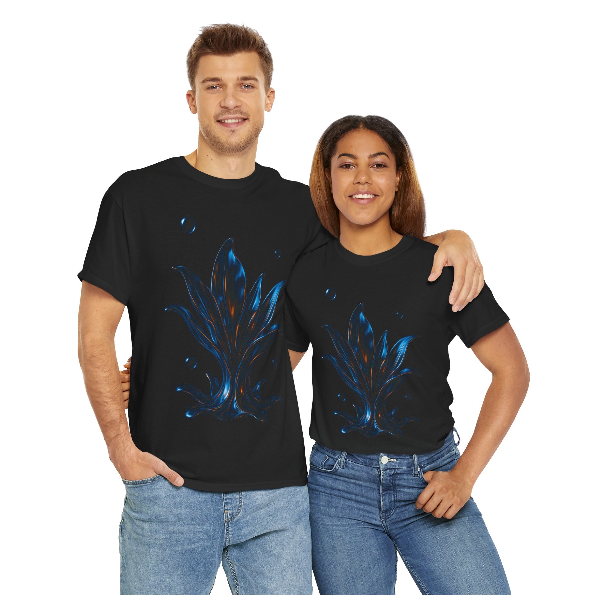 Plant-Inspired Graphic Unisex Heavy Cotton Tee