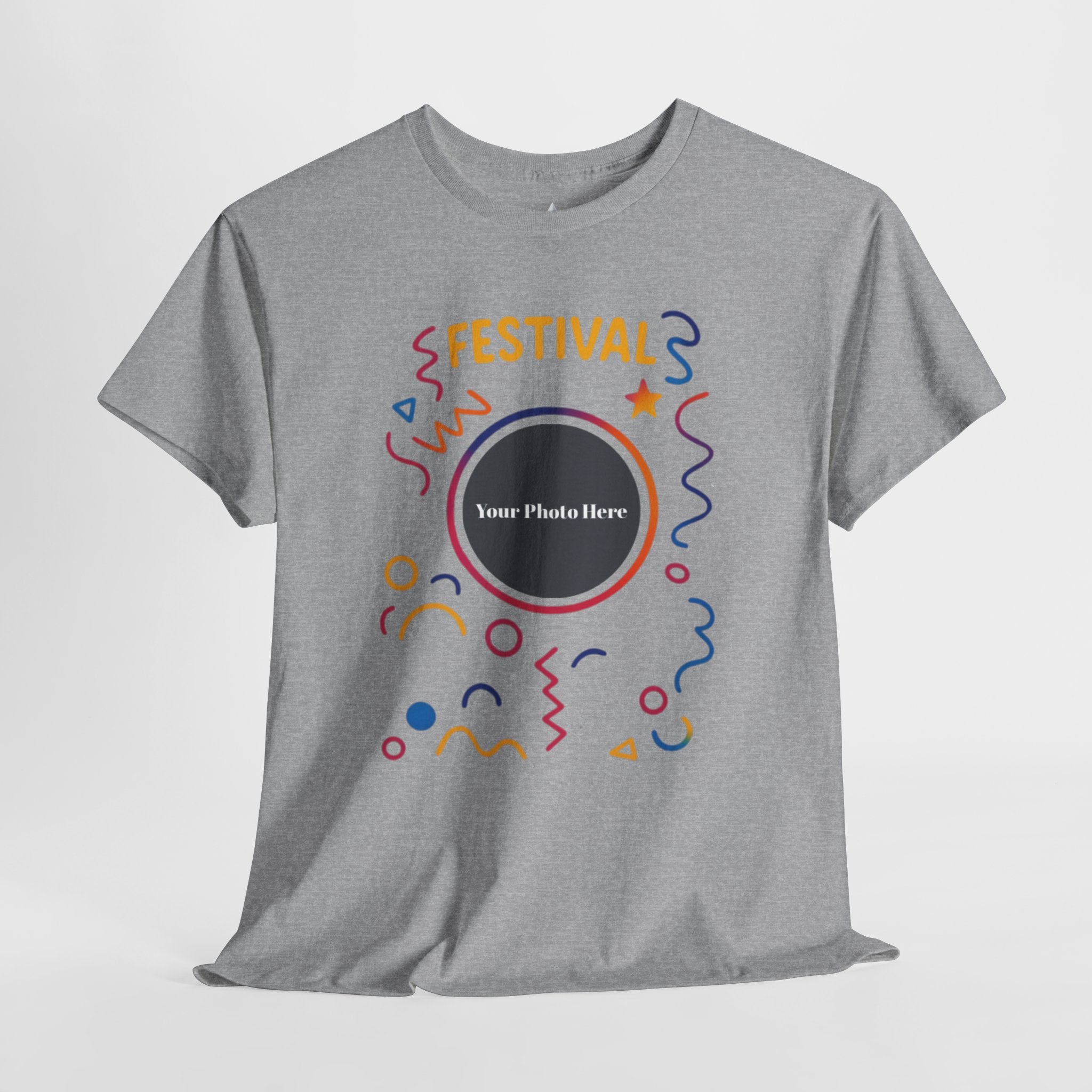 Festival Custom Photo Heavy Cotton Tee