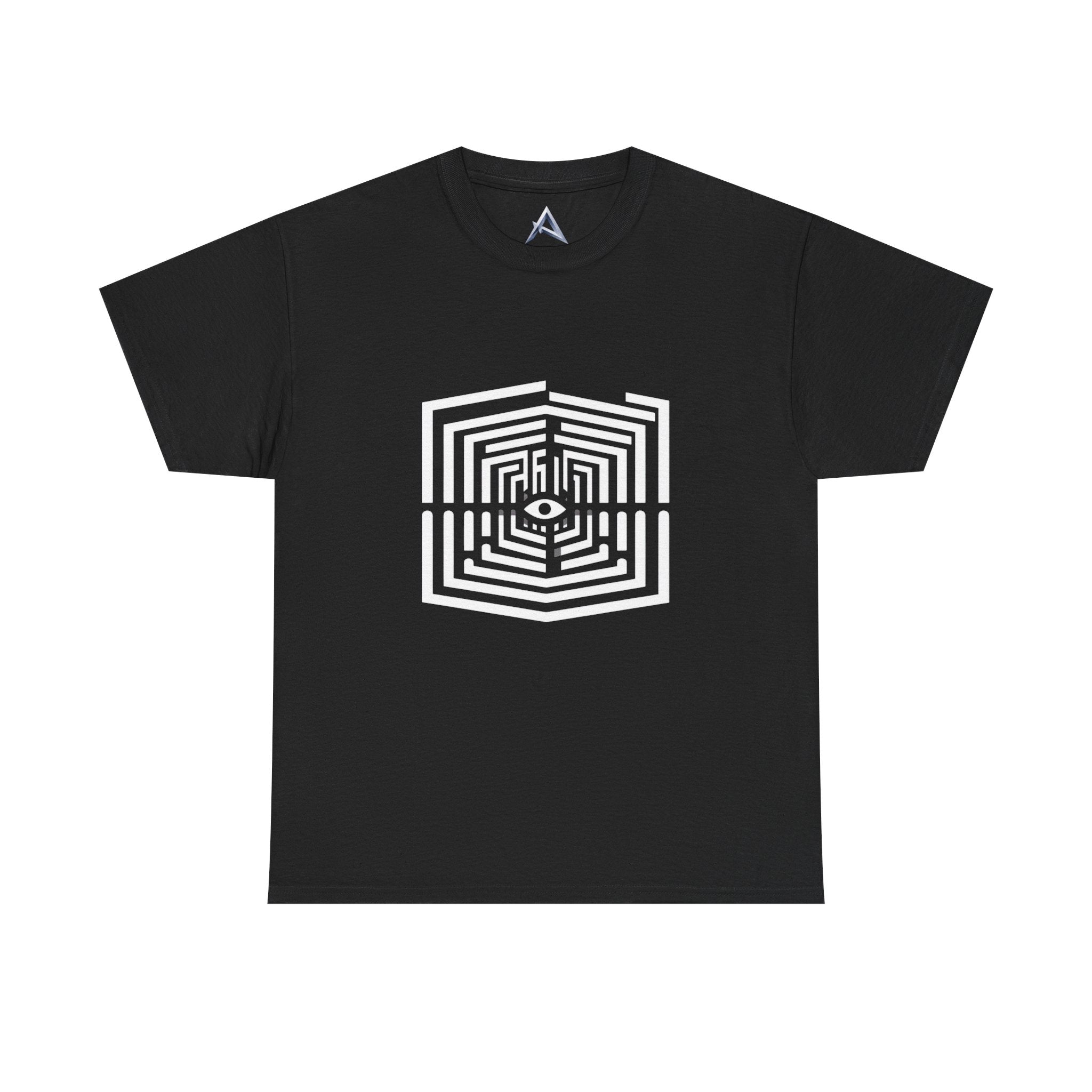 Geometric Maze Heavy Cotton Tee