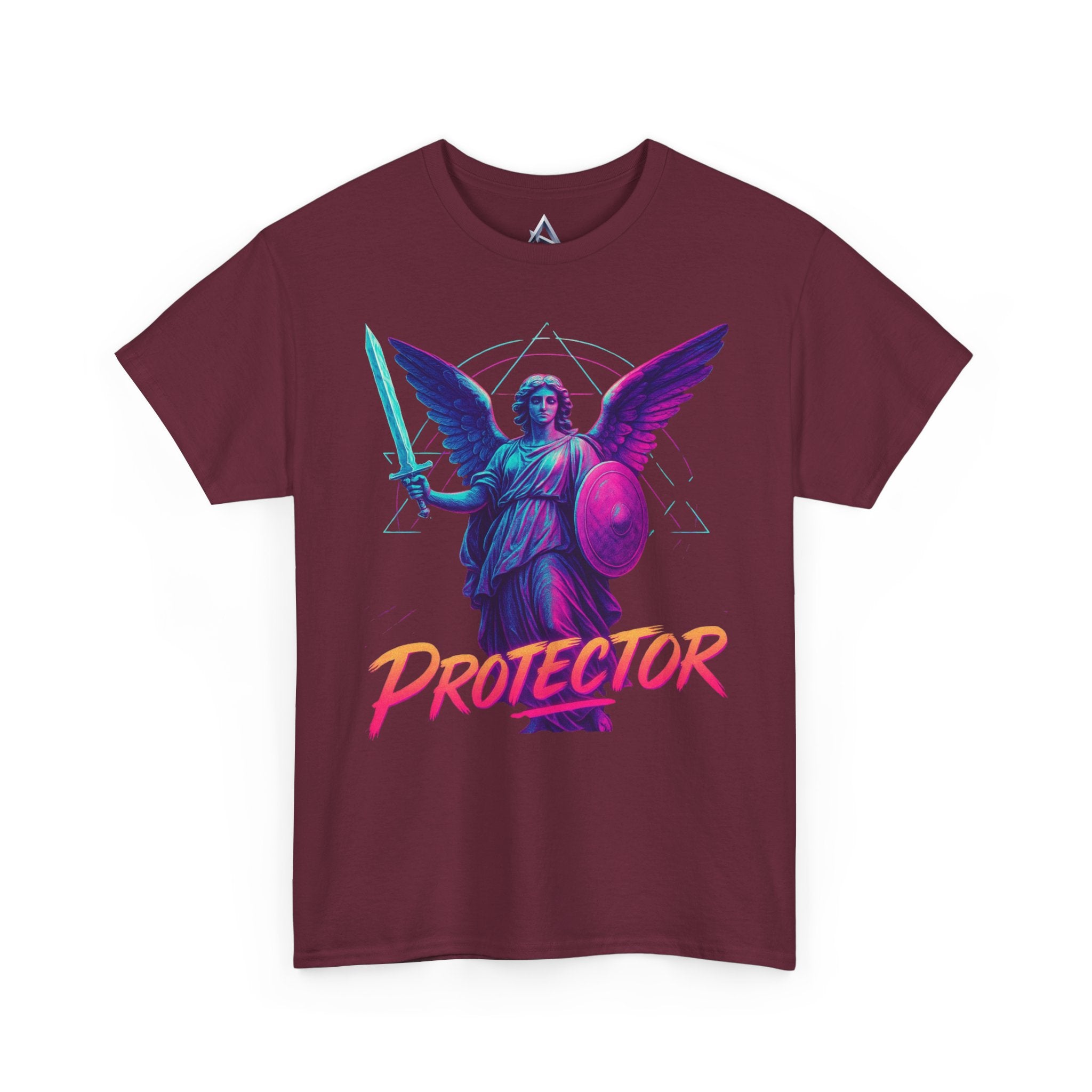 Vibrant Guardian Protector Graphic Heavy Cotton Tee