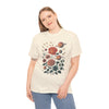 Cosmic Floral Unisex Heavy Cotton Tee