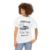 Sporty Car Graphic Heavy Cotton Tee