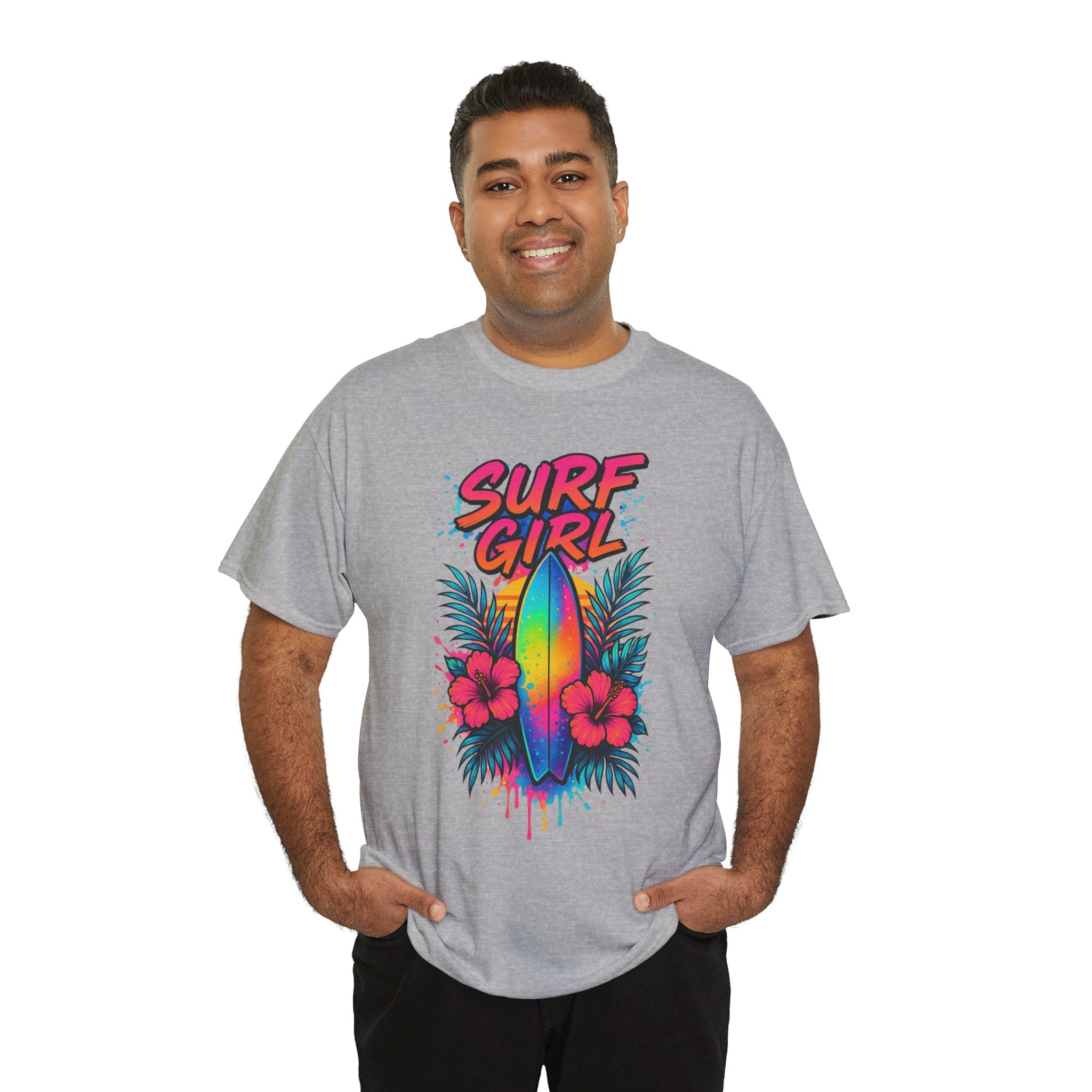 Surf Girl Vintage Heavy Cotton Tee