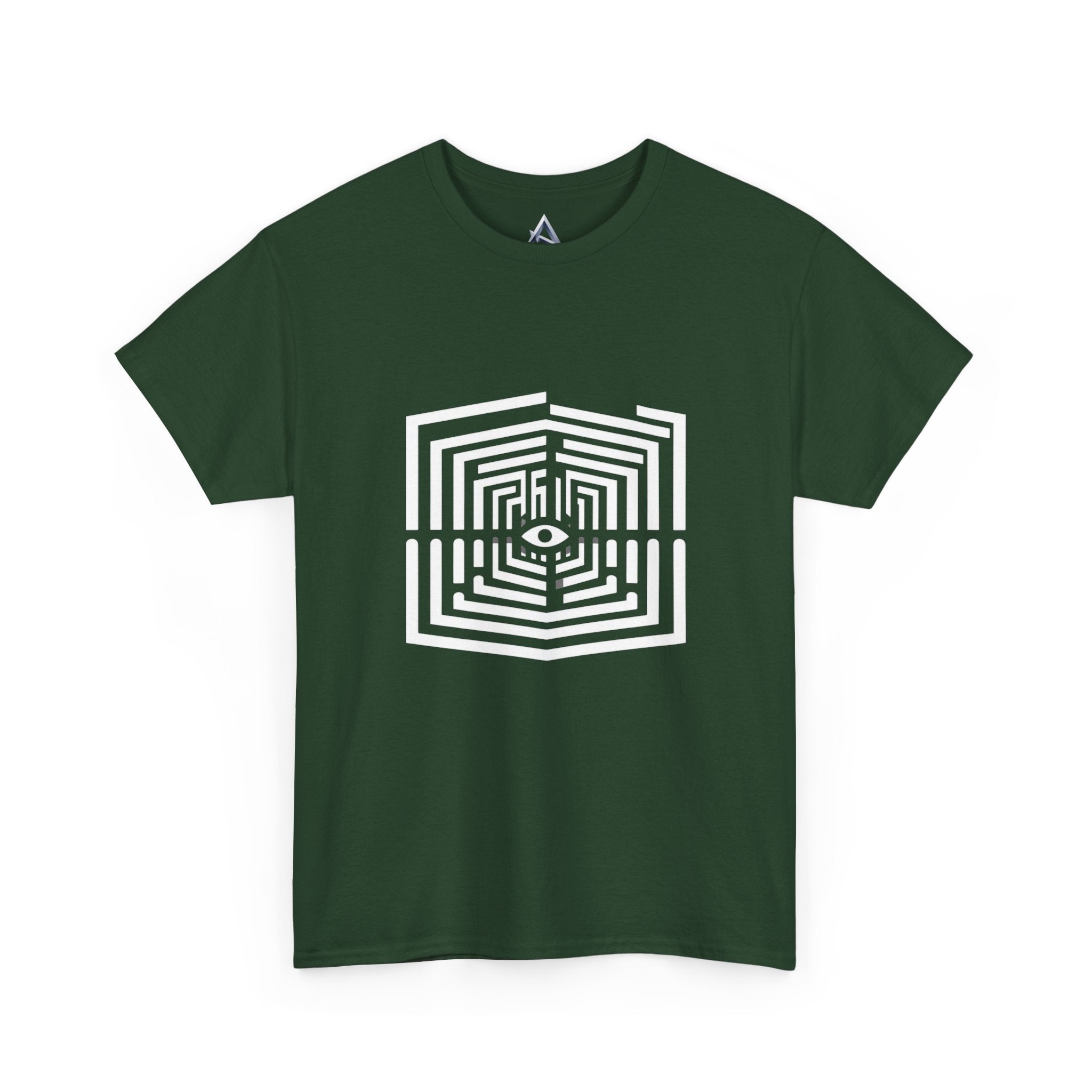 Geometric Maze Heavy Cotton Tee