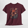 Cosmic Floral Unisex Heavy Cotton Tee