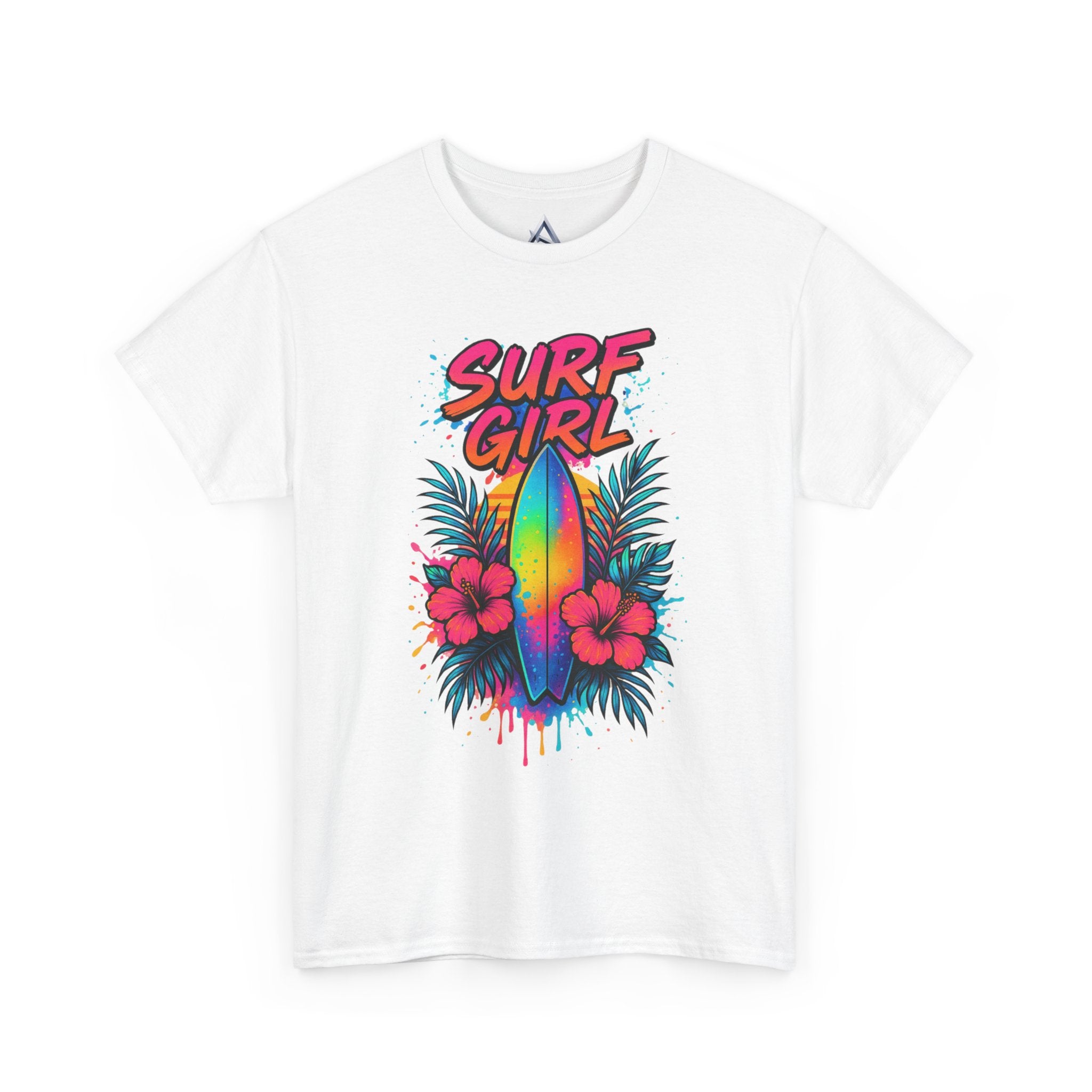 Surf Girl Vintage Heavy Cotton Tee