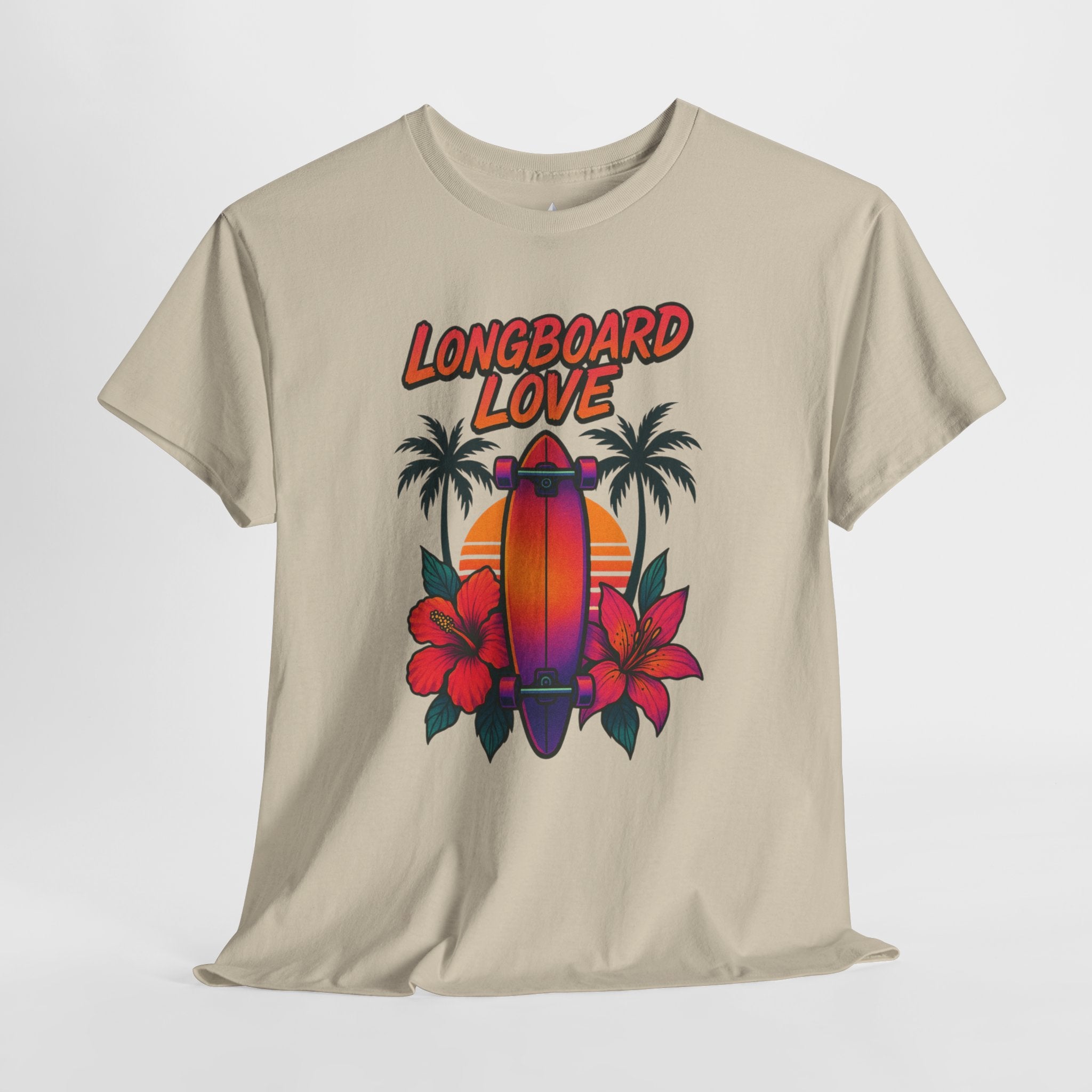 Longboard Love Unisex Heavy Cotton Tee