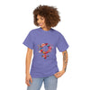 Floral Feminist Empowering Statement Heavy Cotton Custom Tee