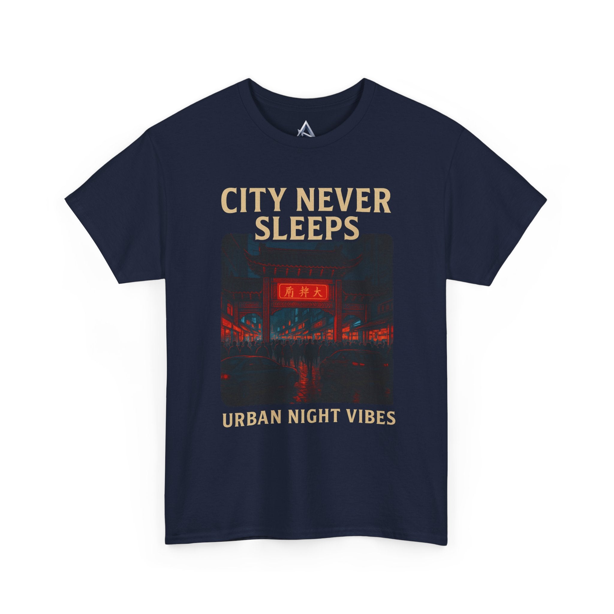 Urban City Night Vibes Unisex Heavy Cotton Tee