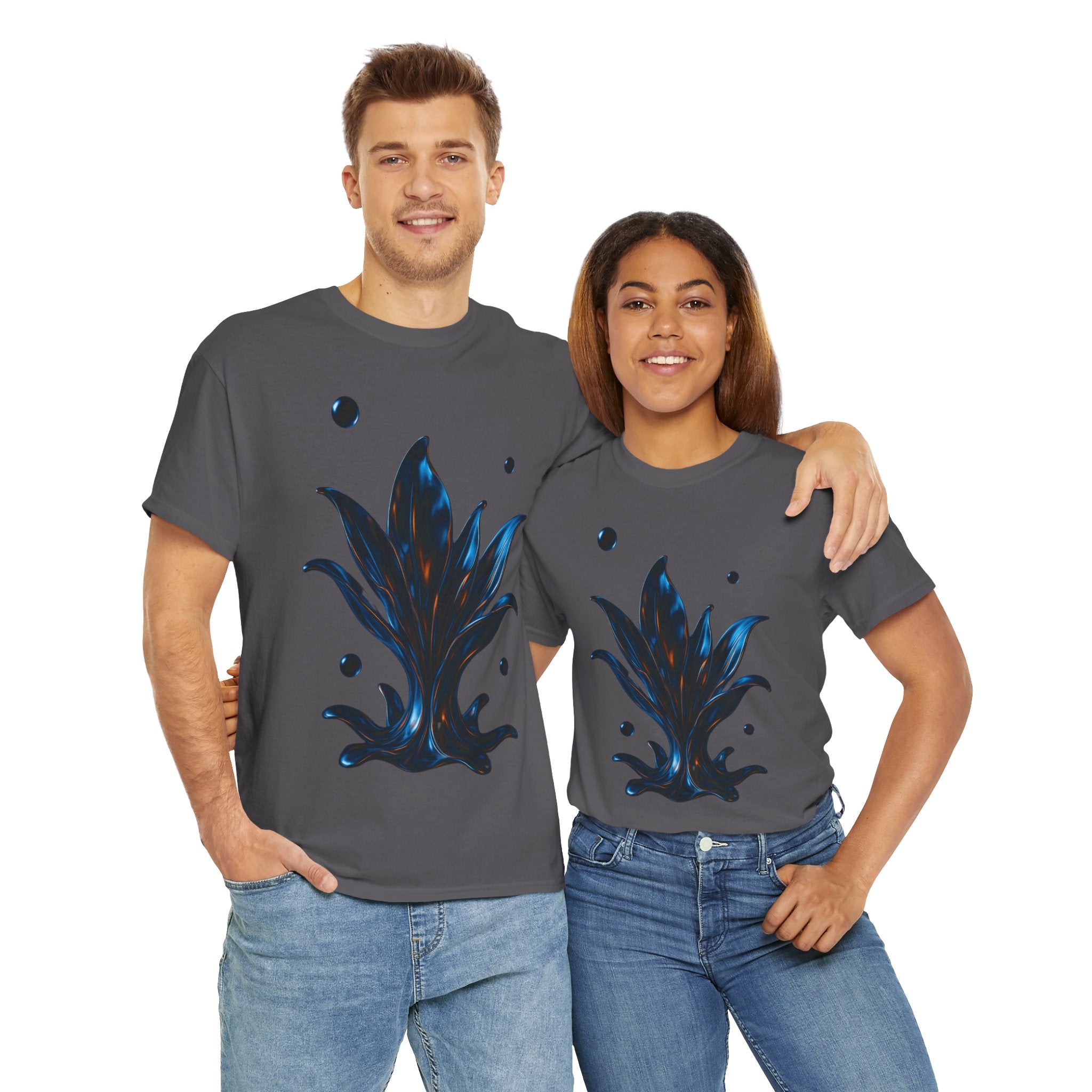 Plant-Inspired Graphic Unisex Heavy Cotton Tee