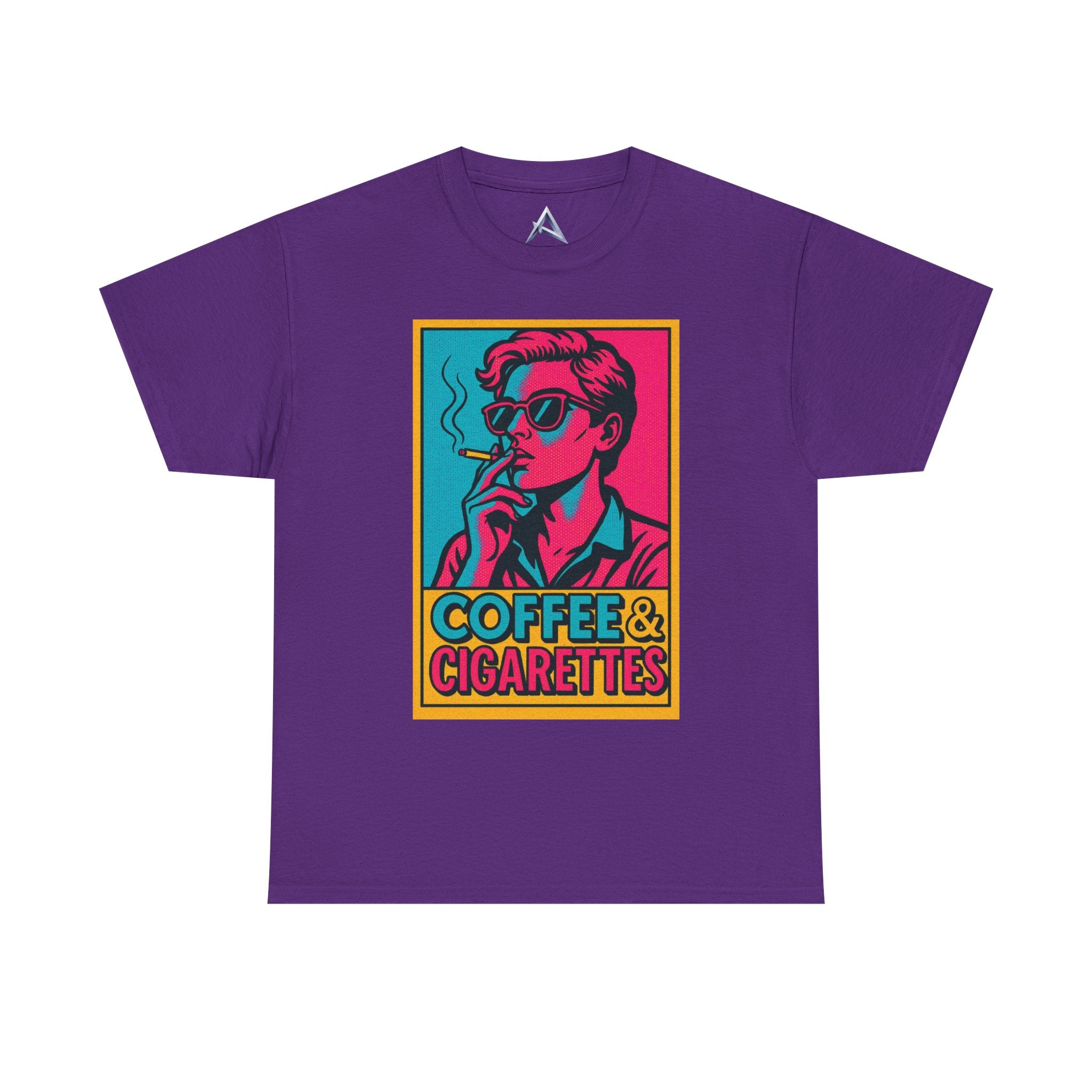 Coffee & Cigarettes Vintage Unisex Heavy Cotton Tee
