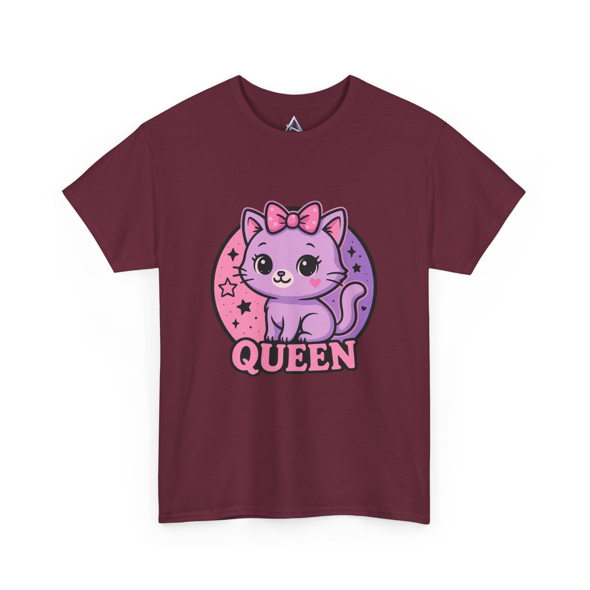 Cute Cat Queen Unisex Heavy Cotton Tee