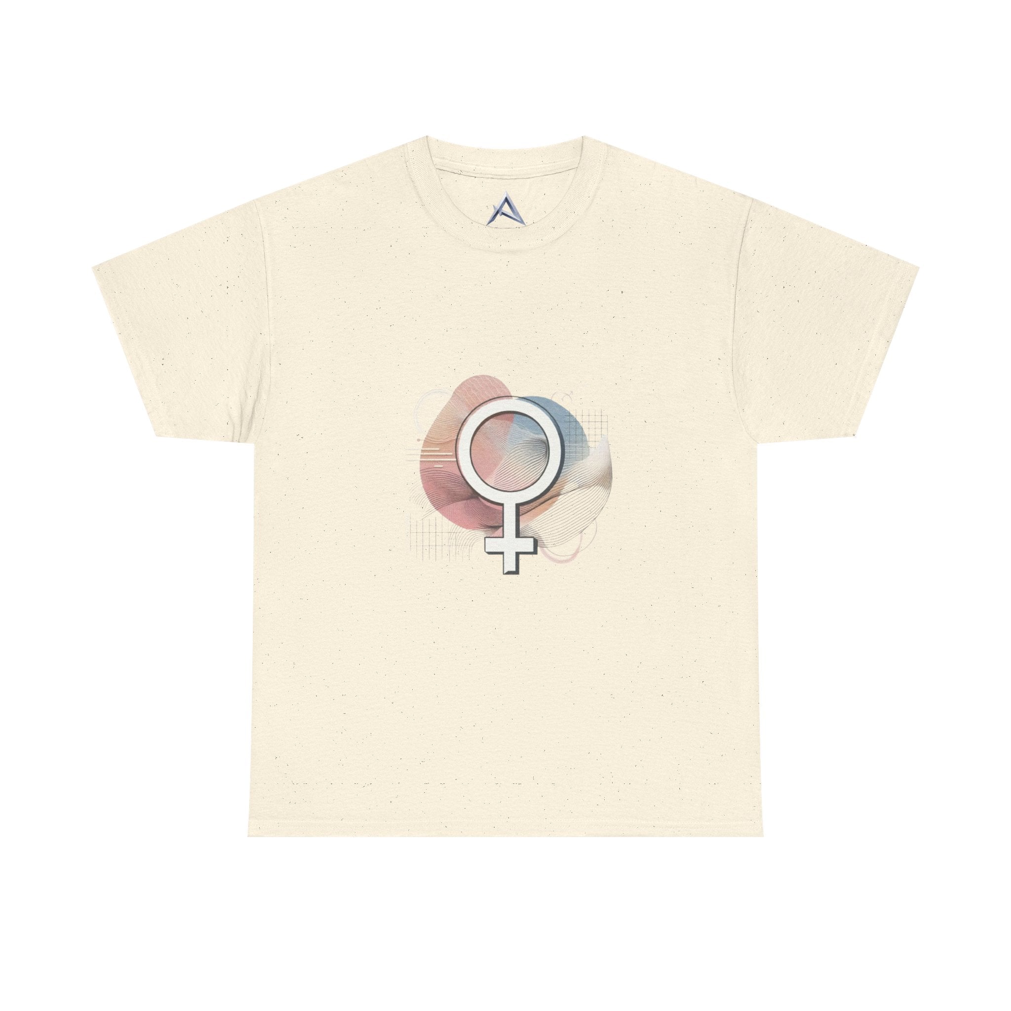 Artistic Female Symbol Unisex Heavy Cotton Tee