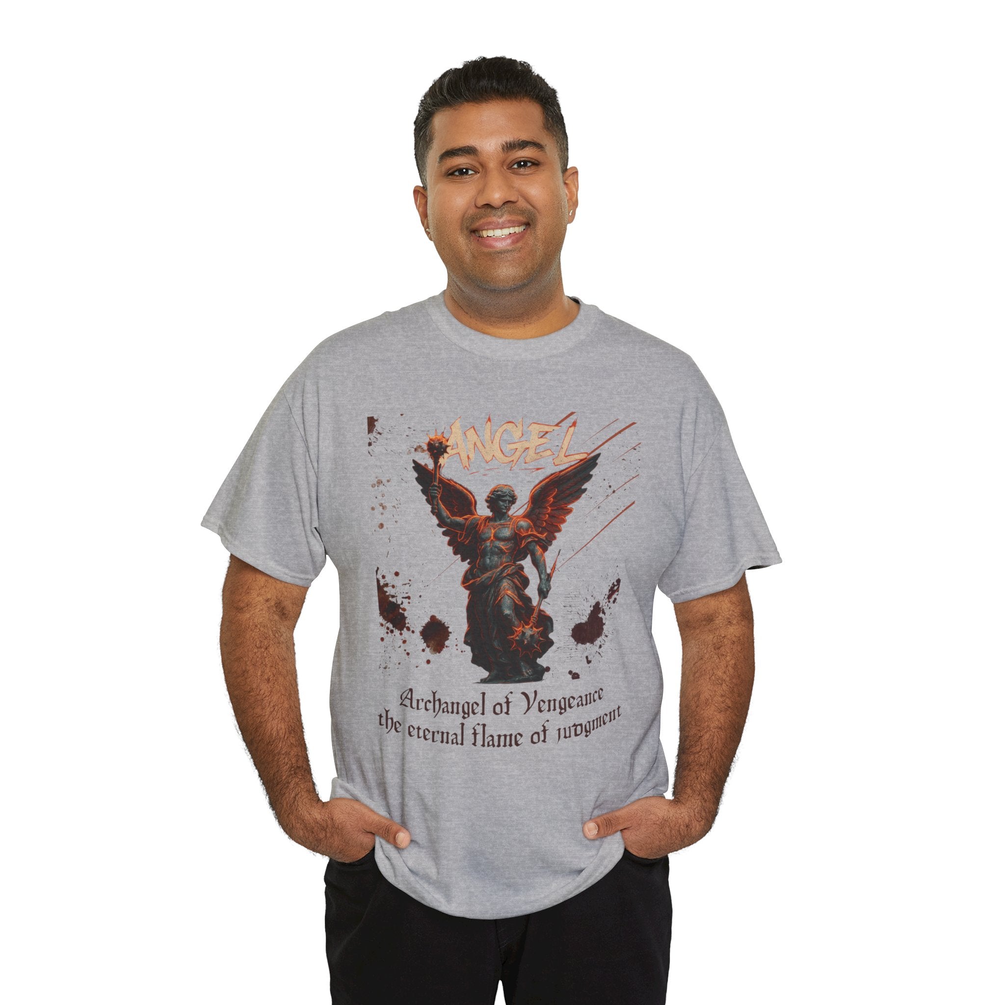 Artistic Angel Graphic Unisex Heavy Cotton Tee