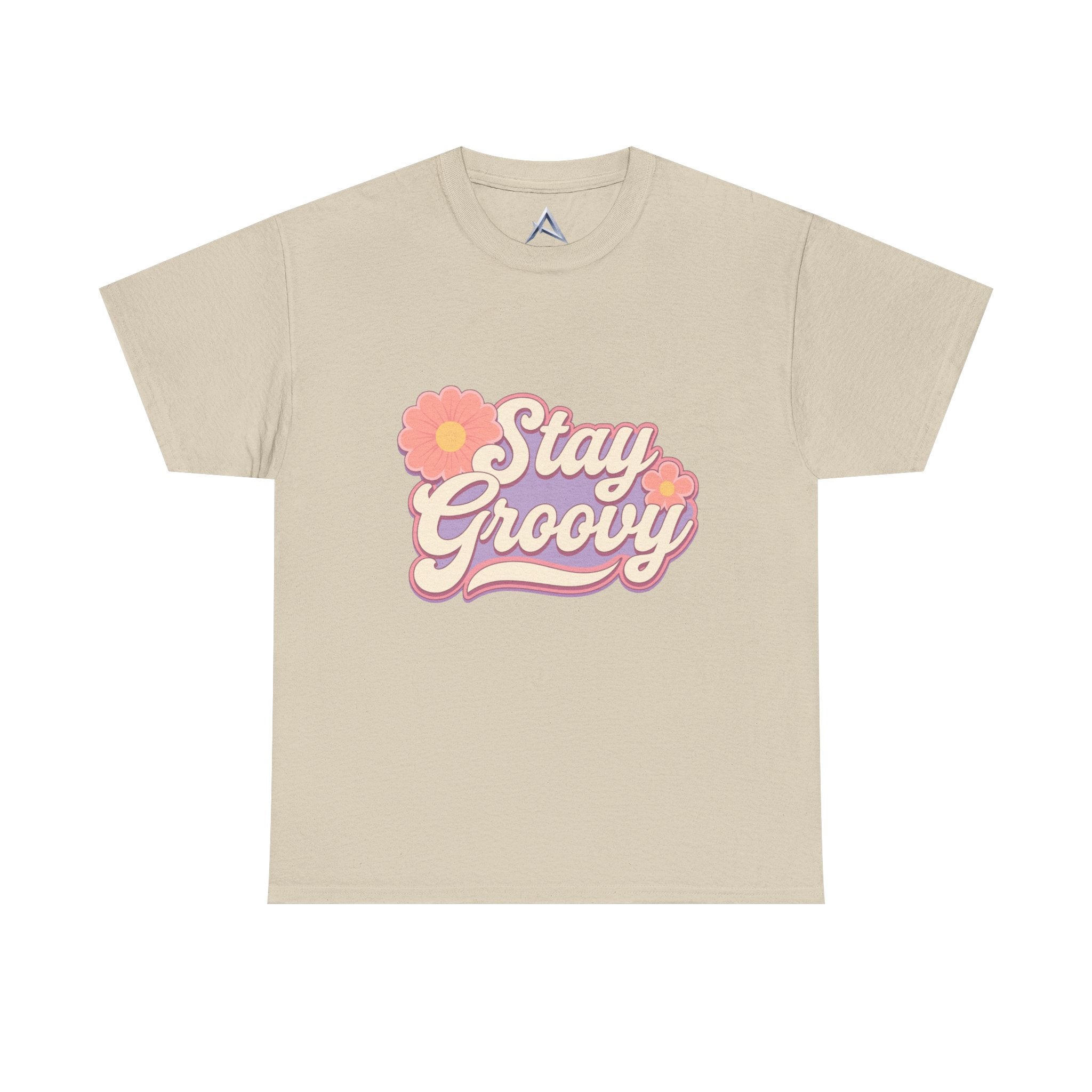 Stay Groovy Retro Unisex Heavy Cotton Tee