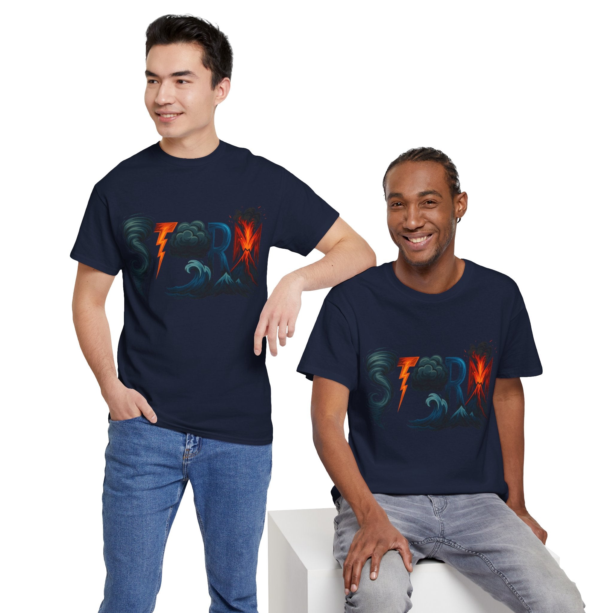 Storm Vibrant Graphic Unisex Heavy Cotton Tee