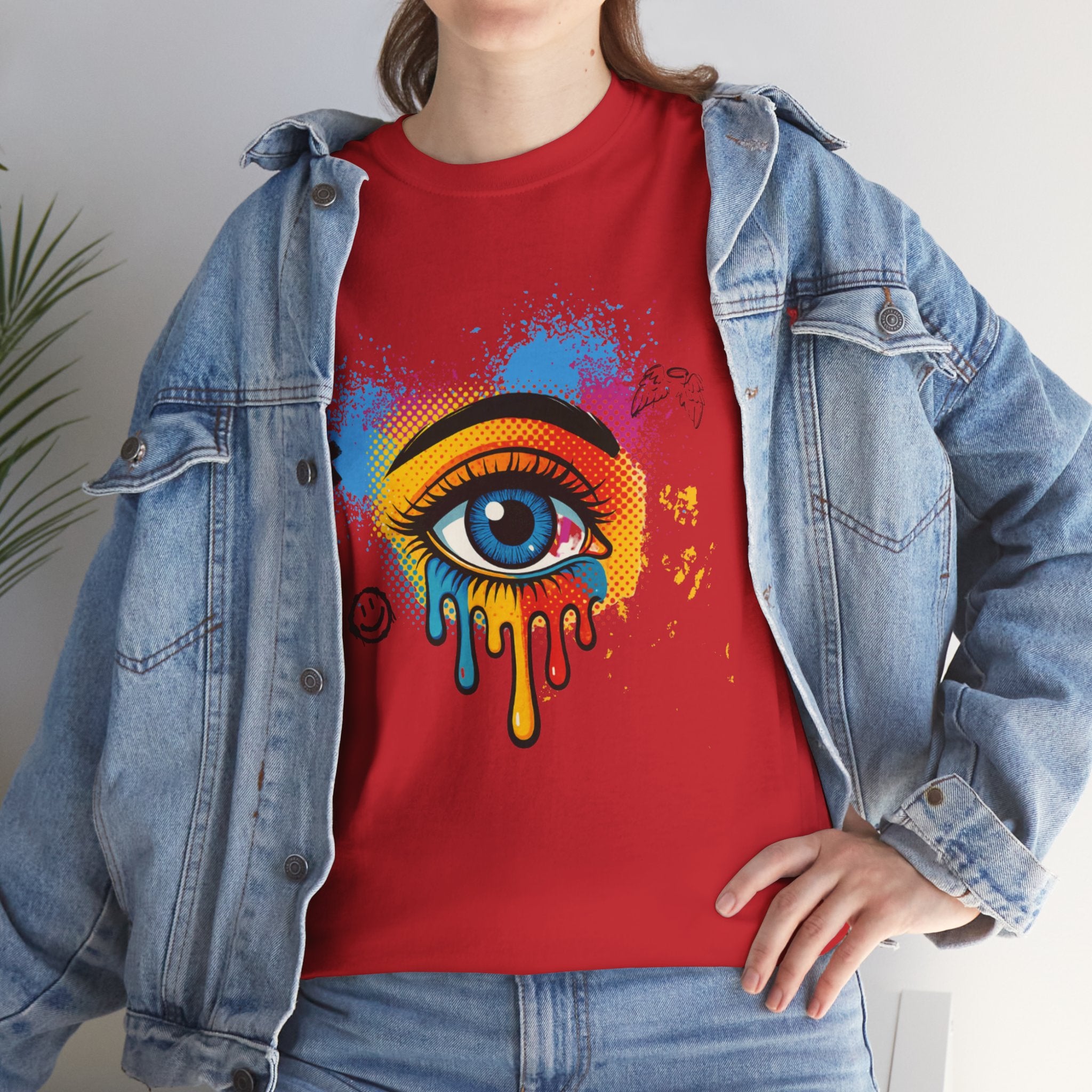 Artistic Eye Tee, Unisex Heavy Cotton T-Shirt