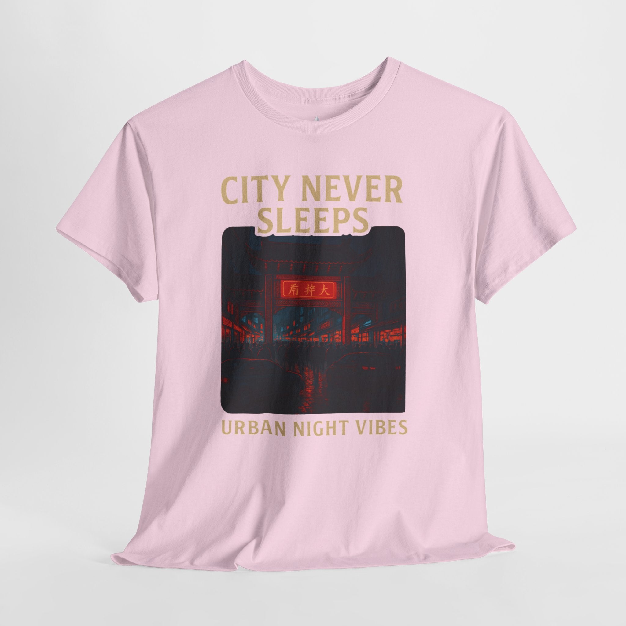 Urban City Night Vibes Unisex Heavy Cotton Tee